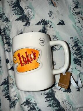 LUKE’S Coffee Rae Dunn Mug NEW Coffee Mug Double Sided Gilmore Girls New